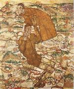 Egon Schiele Levitation painting